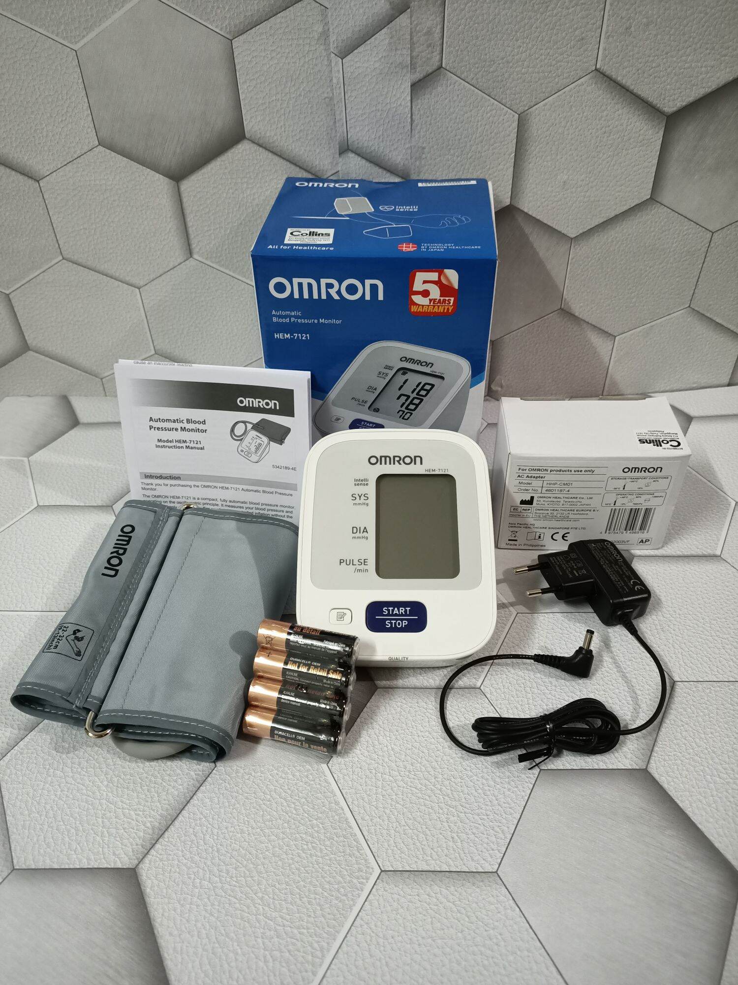 Omron Automatic Blood Pressure Monitor HEM-7121