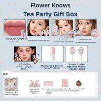 Flower Knows | Complete Makeup Set Gift Box for Women Birthday Holiday Present Face Palette Set with Brush and Powder Compact Makeup Kit for Students Beginner Makeup Enthusiasts
