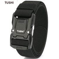 Tushi | Tactical Quick-release Nylon Elastic Aluminum Buckle Belt