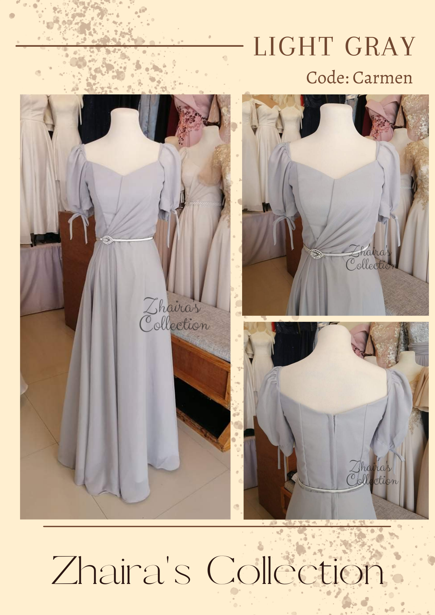 grey tube top dress BAMBOO TUBE DRESS - GREY MARLE main image 1