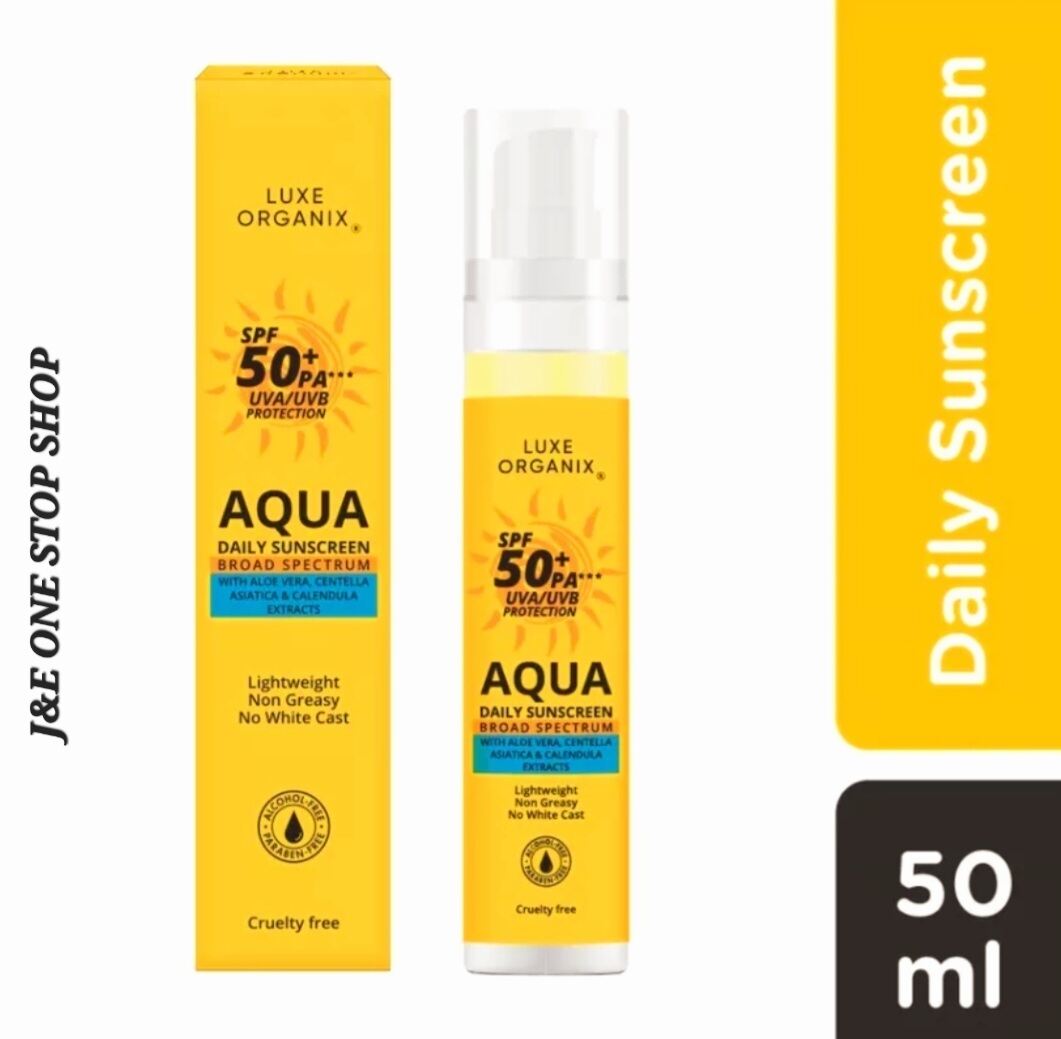 Luxe Organix Aqua Daily Sunscreen 50mL SPF50++