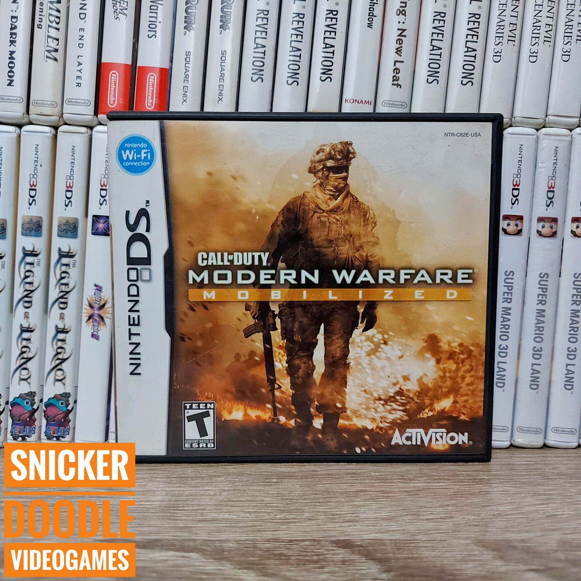 Nintendo Ds Lite Modern Warfare Mobilized Modern Warfare Mobilized