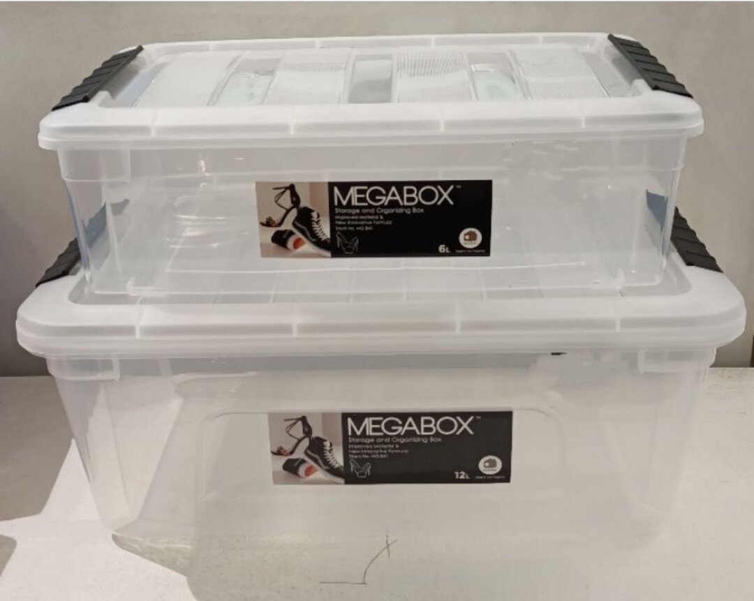 Megabox Storage and Organizing Box 6L/12L. Lazada PH