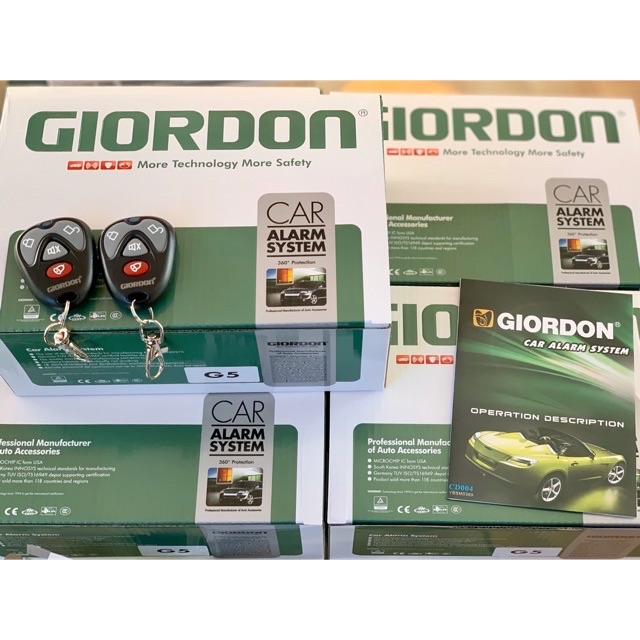 Giordon G5 car alarm NEW STOCK