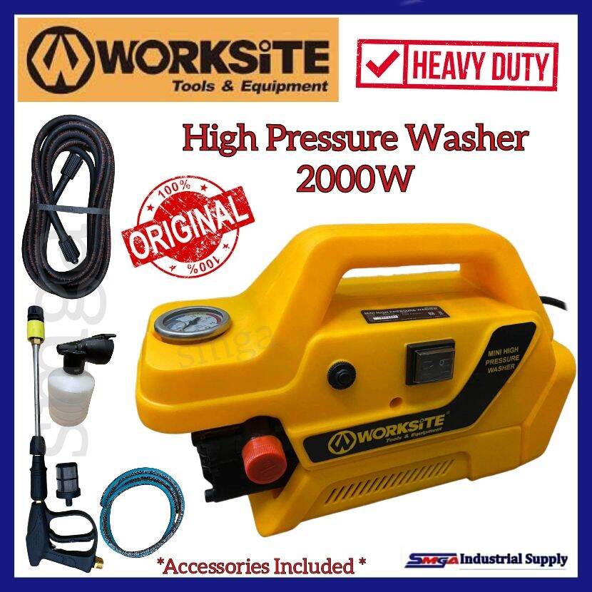 Worksite High Pressure Washer 2000W HPW103 HEAVY DUTY | Lazada PH