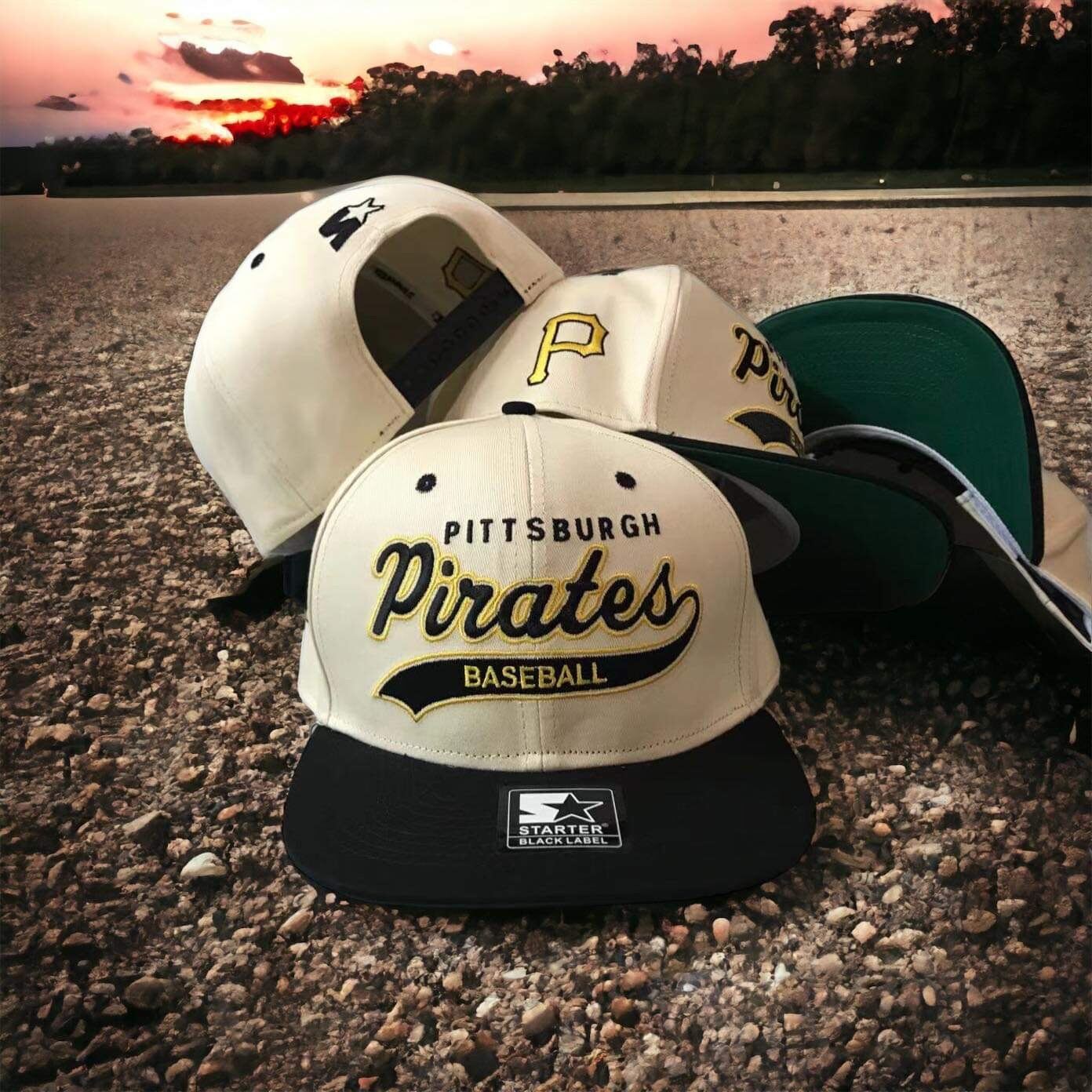 Pittsburgh Pirates Vintage 90's Starter Tailsweep Snapback Cap Hat