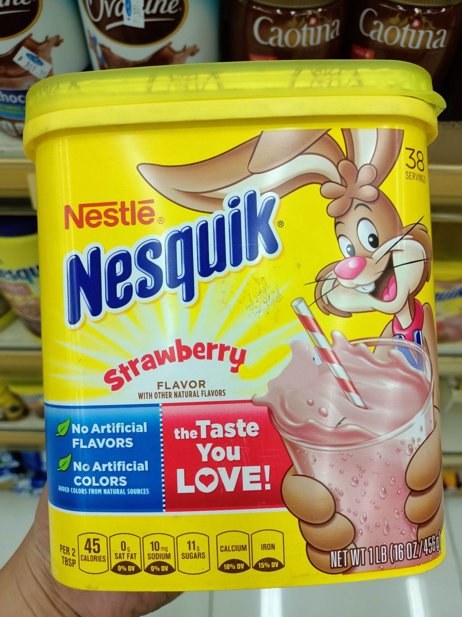 Nesquik Chocolate / Strawberry Powdered Drink 532G | Lazada PH