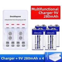 Doublepow | Rechargeable High Capacity 9V Battery
