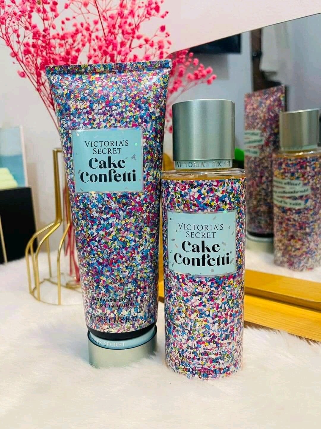 Best Seller Victoria Secret Cake Confetti Lotion And Body Mist