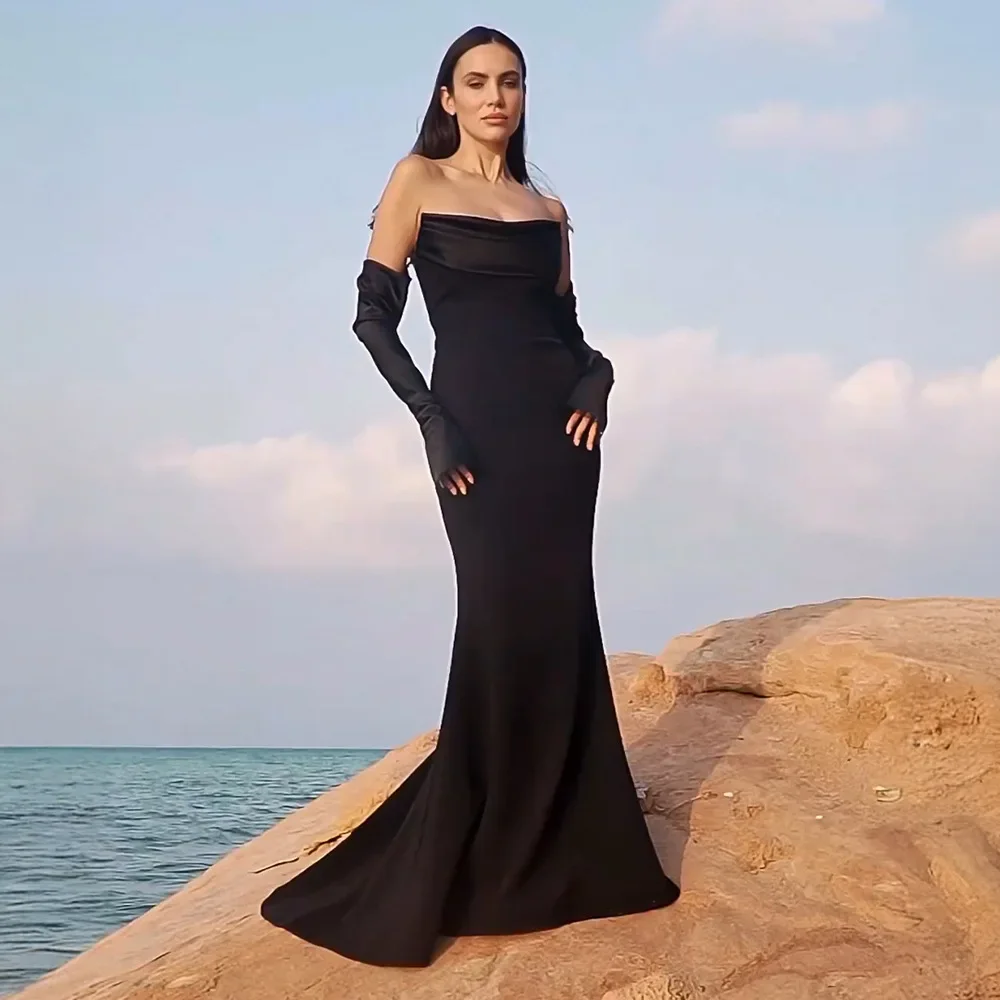 black formal dress philippines Black Evening Gown  VESTIDO
