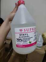Supreme Disinfectant 70% Alcohol - 1 Gal Dual Moisturizer FDA Approved Scented Alcohol with Vit. E
