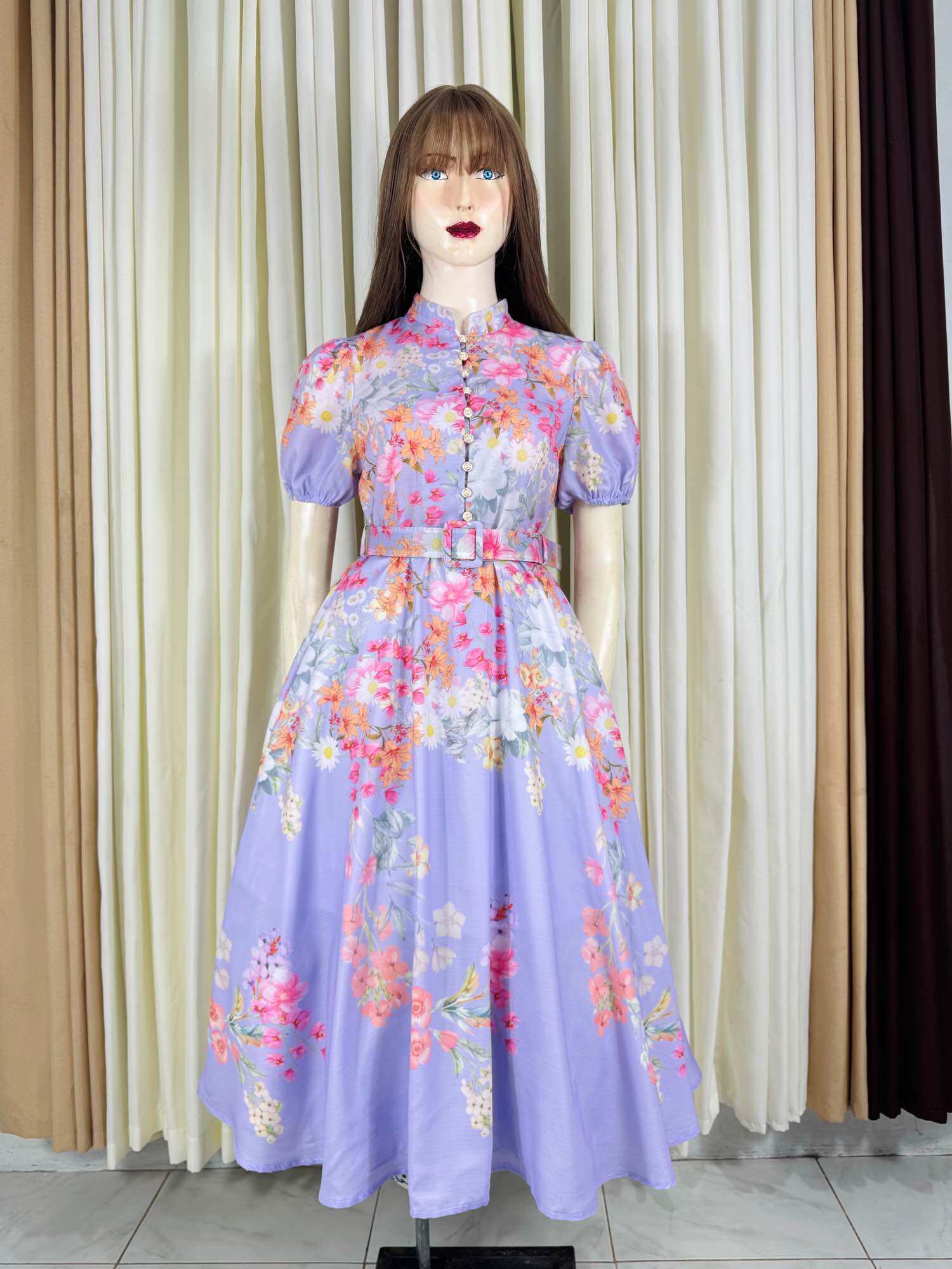 malong design dress Female creative malong attire