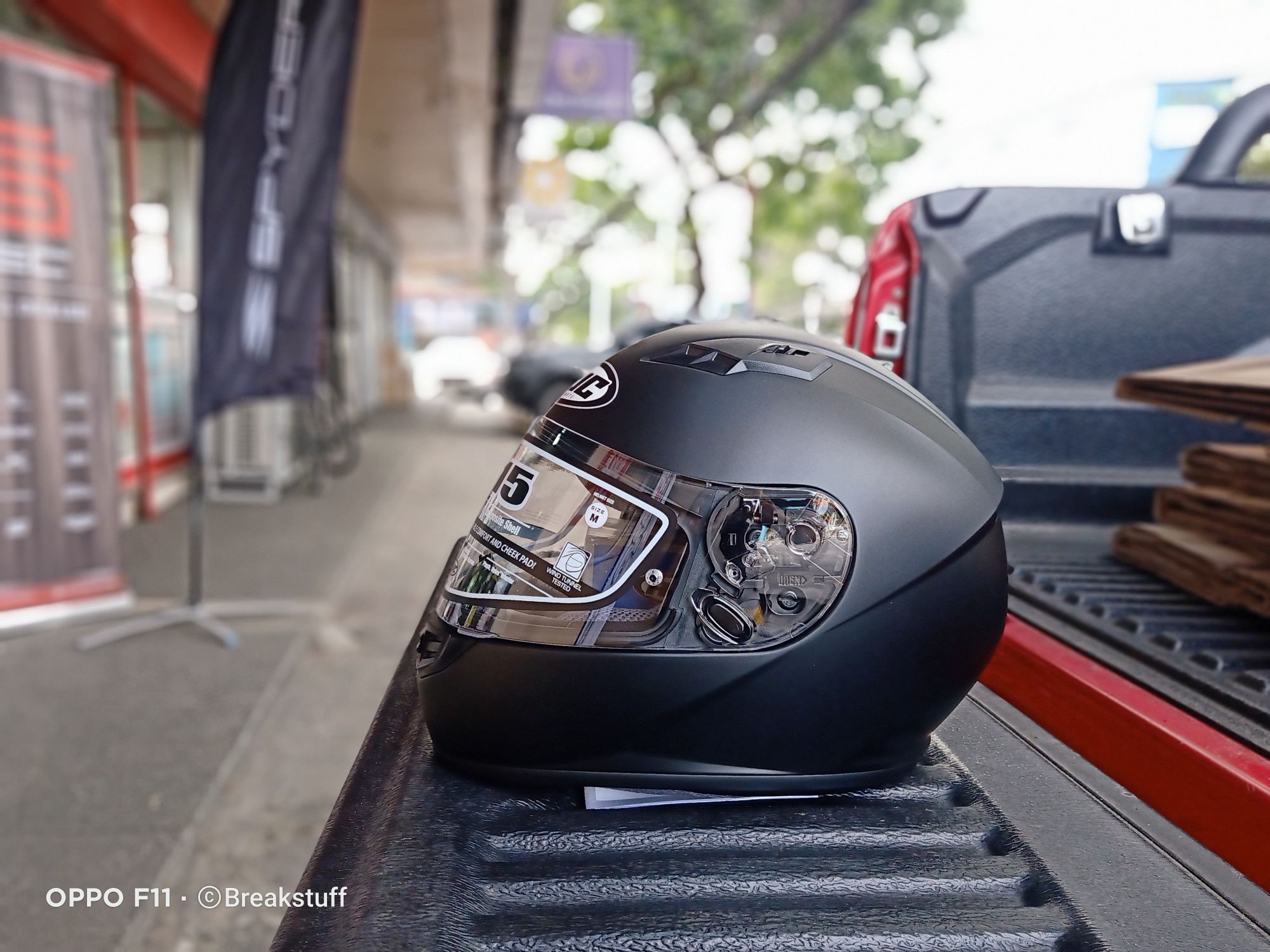 HJC CS15 DDR Semi Flat Black Fullface helmet