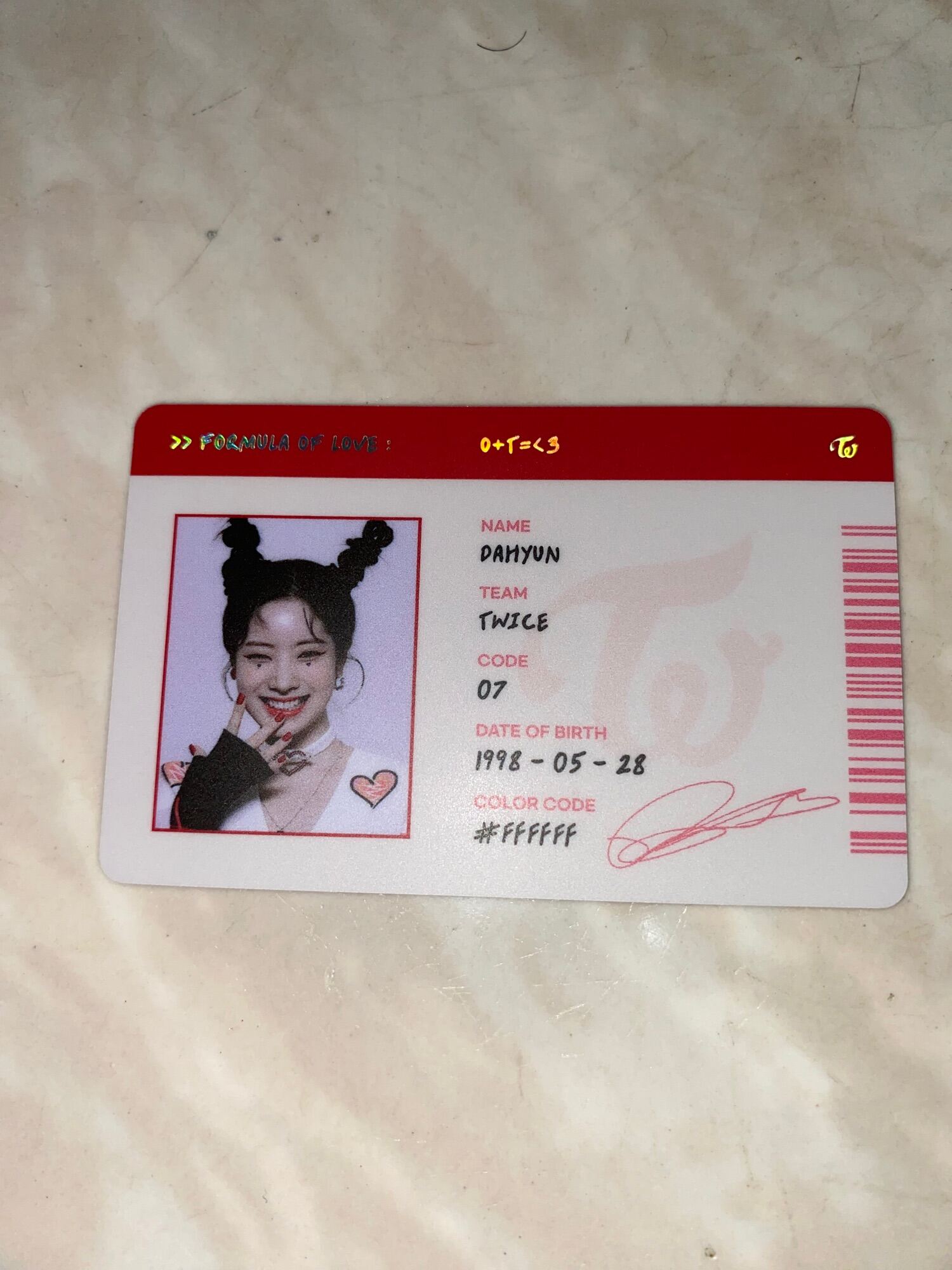 OFFICIAL TWICE PHOTOCARD TWICE POB TWICE PRE ORDER BENEFIT PHOTOCARD ...