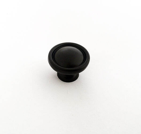 Single black knob cabinet wa...