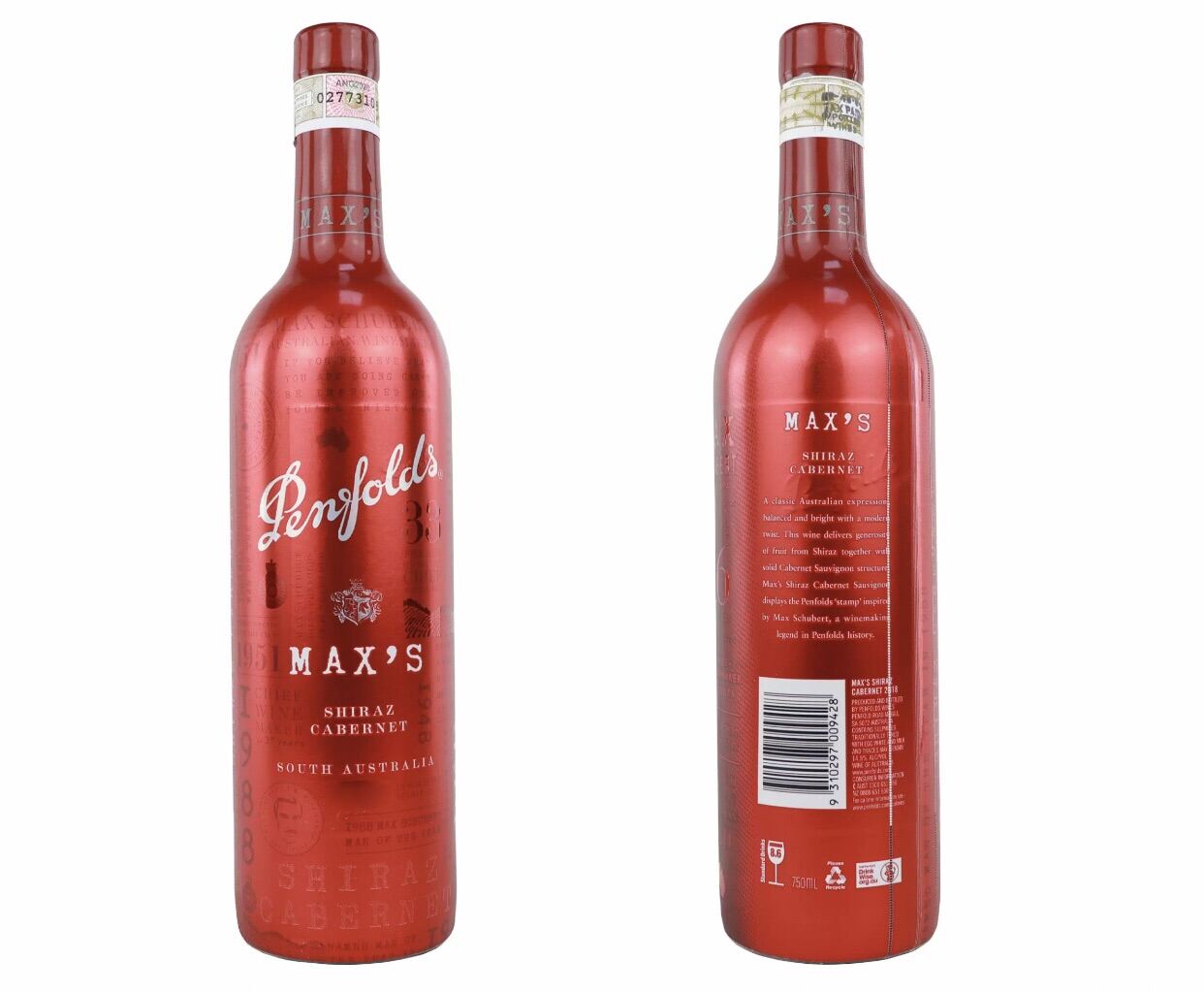 Penfolds Max’s Shiraz Cabernet 750mL. 