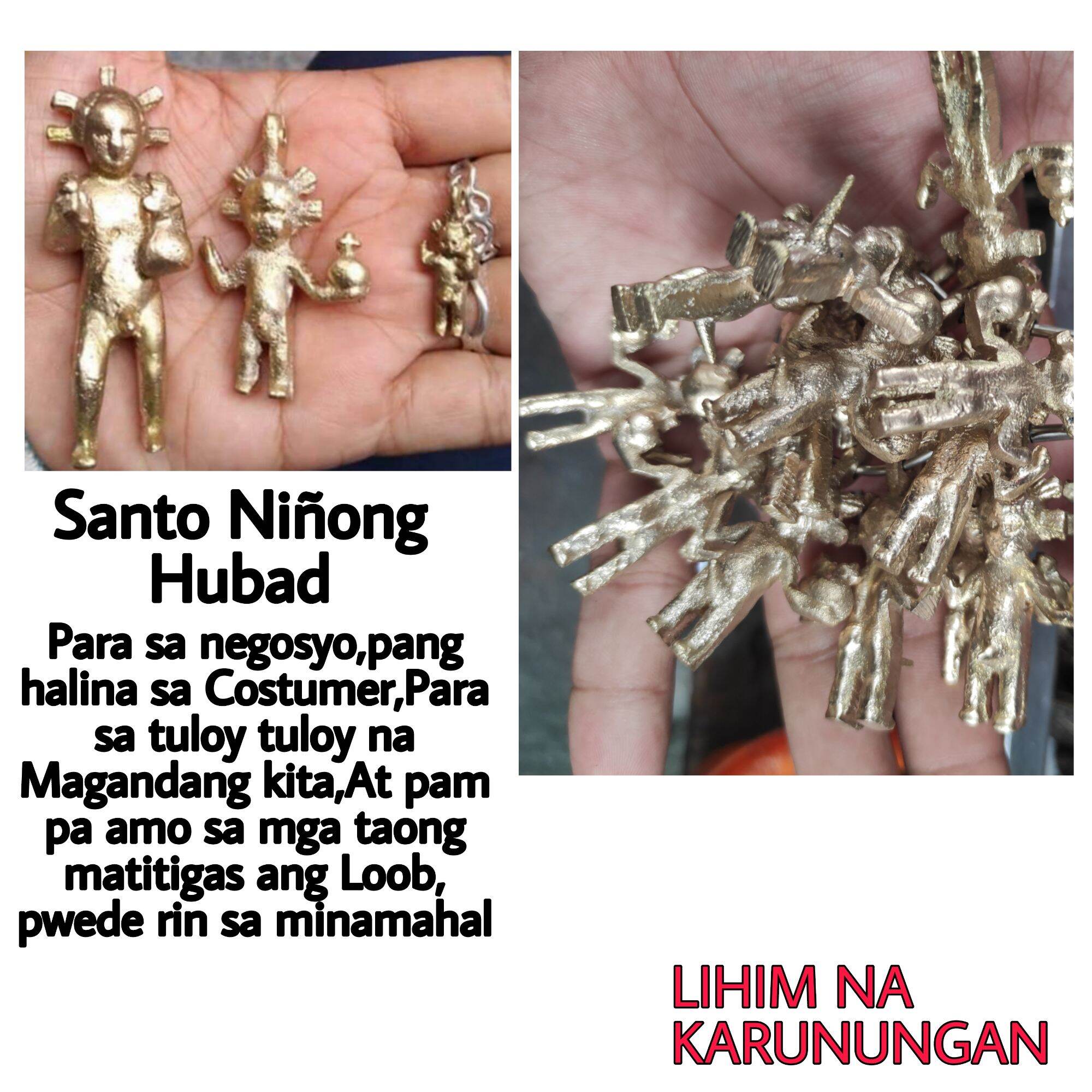 Santo Ni Ong Hubad Lucky Charm Pendant Size Lazada Ph