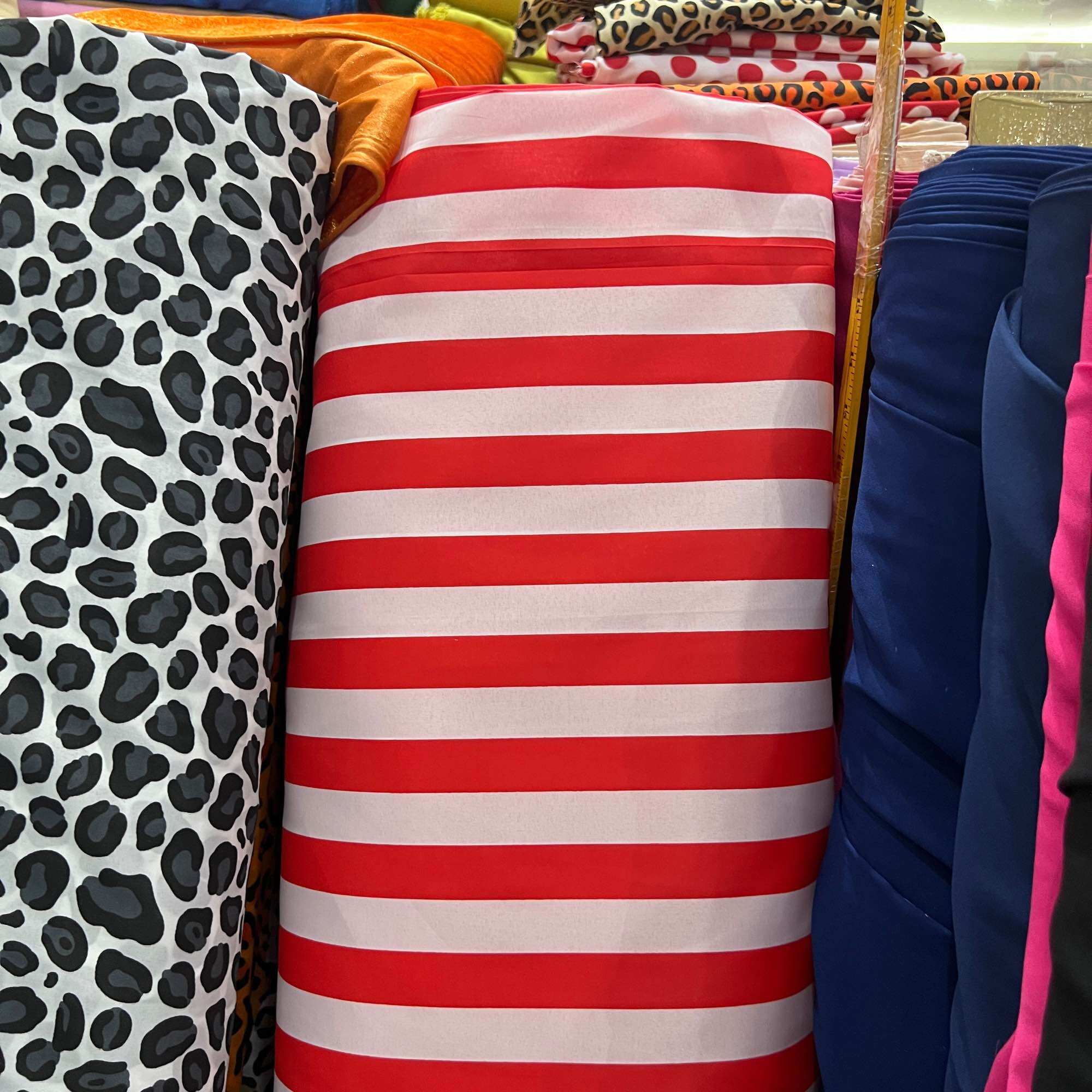 Printed Geena Polka Dot Fabric (Per Yard)