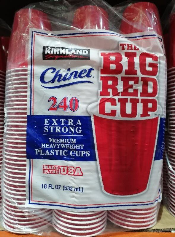 Kirkland Signature Chinet 18 Oz Red Cups (240Count) – Supply Supremacy