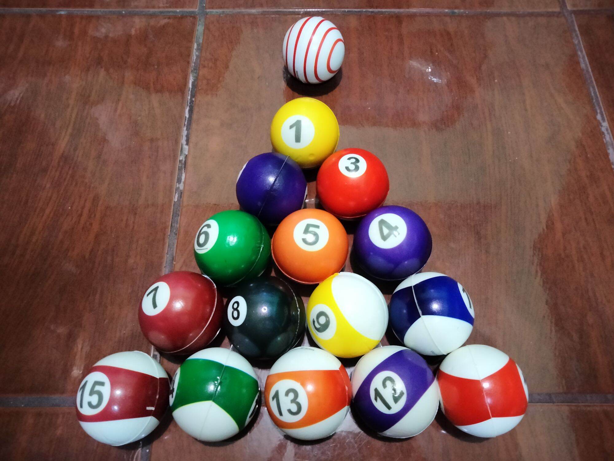 STRESS BALLS BILLIARDS SET 16PCS Lazada PH