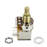 FLEOR 1pc Short Shaft Push-Push Potentiometer Electric Guitar Pot 500K / 250K Choose for Guitar Bass Parts
