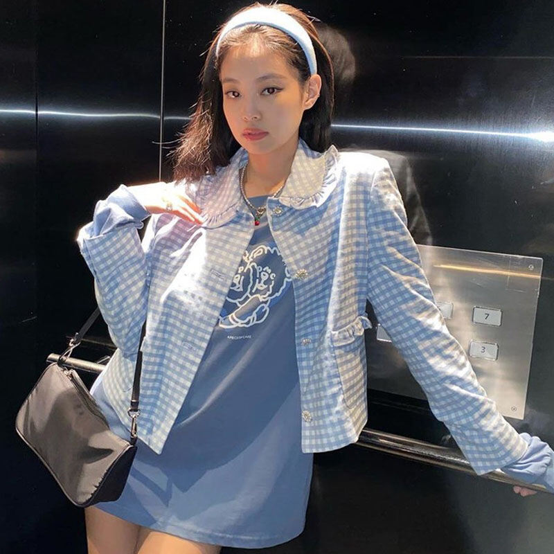 Shop Jennie Blackpink Cardigan with 