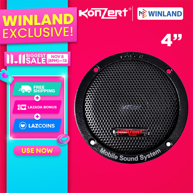 Winland Konzert 4" Professional Hi-Fi Midrange Speaker 100W KM-100