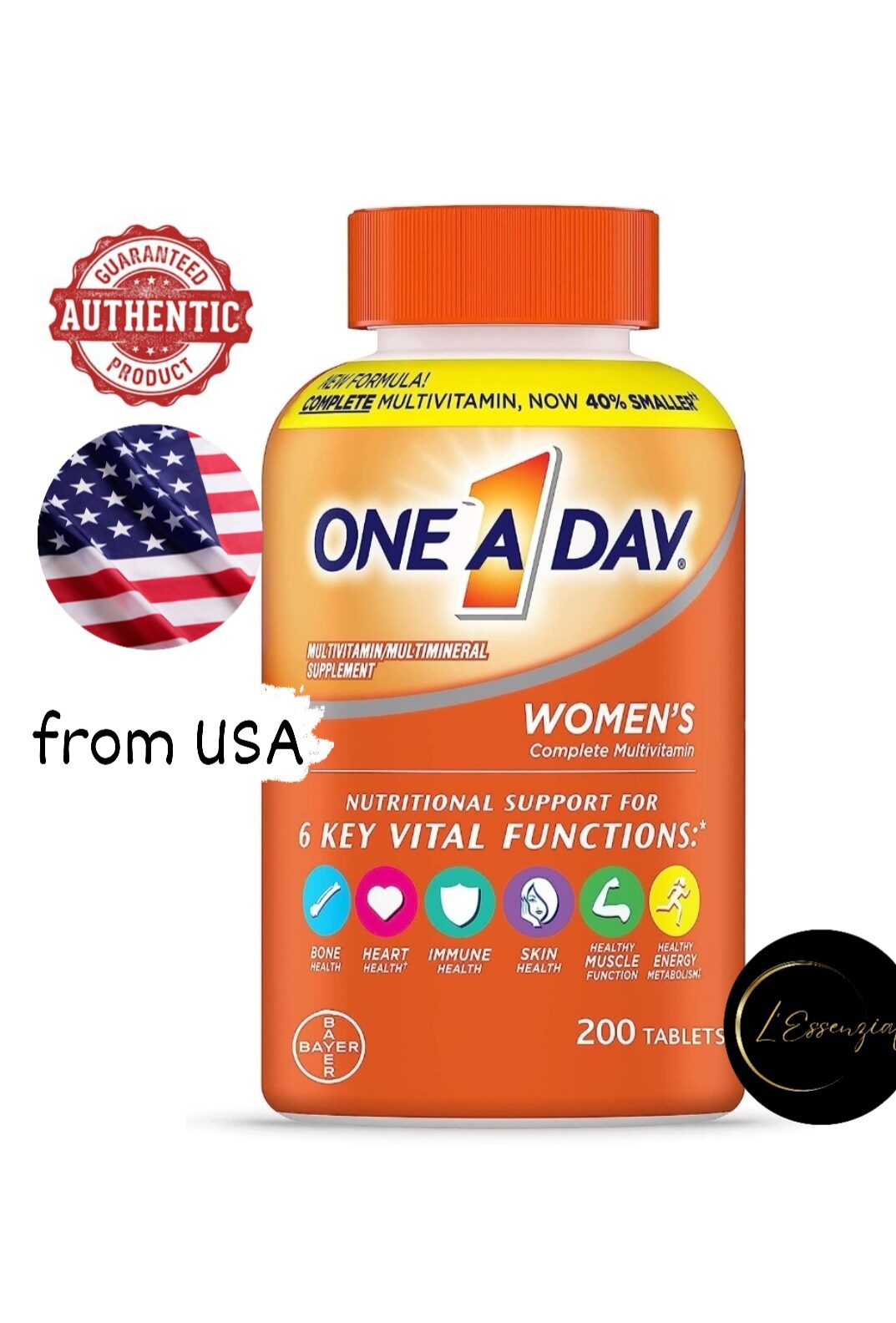 ONE A DAY Womens Complete Daily Multivitamin, 200 Tablets (Expiration