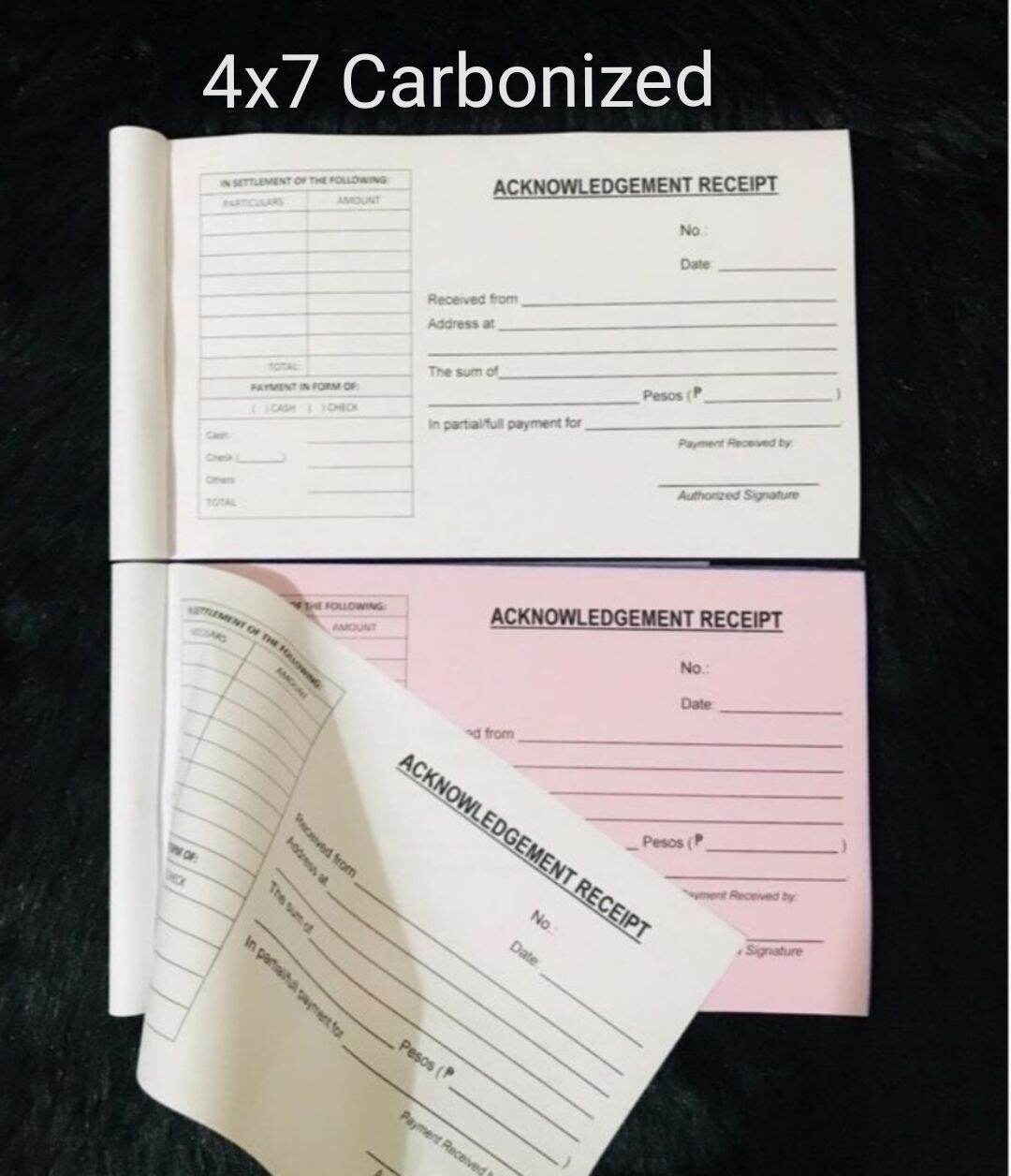 10 PADS ACKNOWLEDGEMENT RECEIPT, PROVISIONAL RECEIPT, COLLECTION
