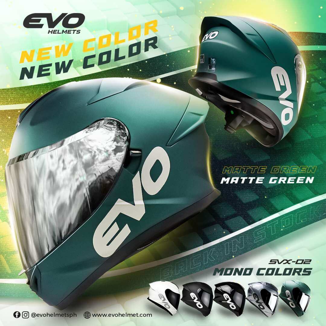 Evo green hot sale helmet