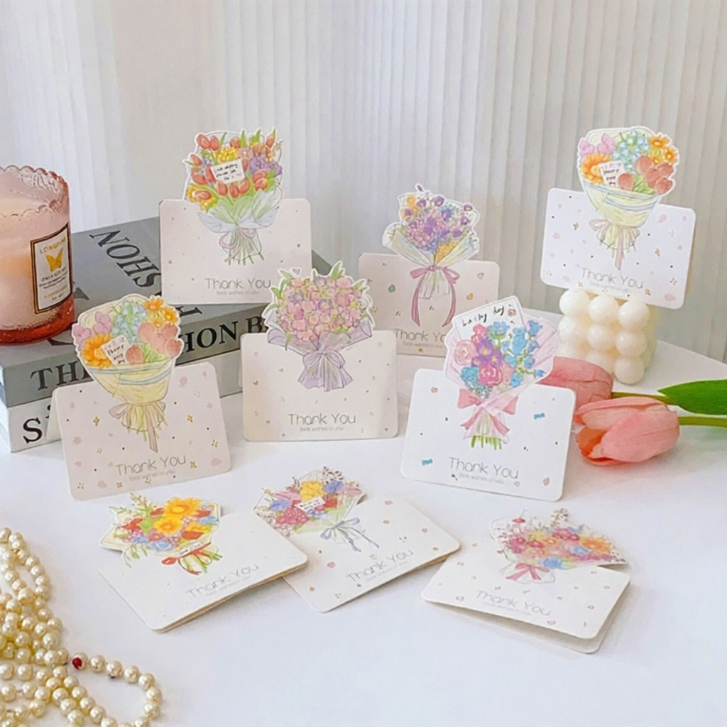 XUEDELE | Thank You Gratitude Card Handwritten Customizable Holiday Blessing Gift Card
