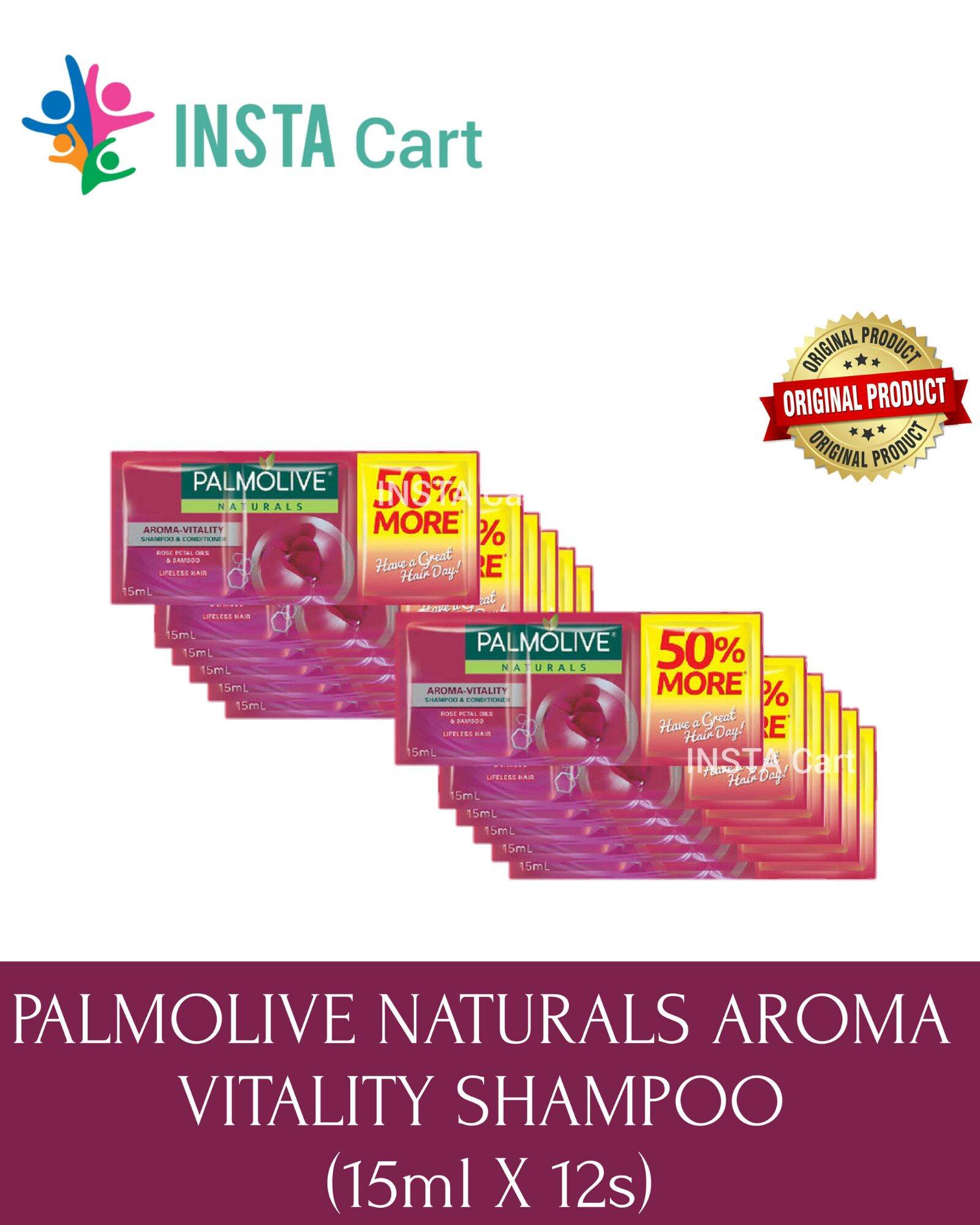 PALMOLIVE NATURALS AROMA VITALITY SHAMPOO (15ml X 12s) SACHET | Lazada PH