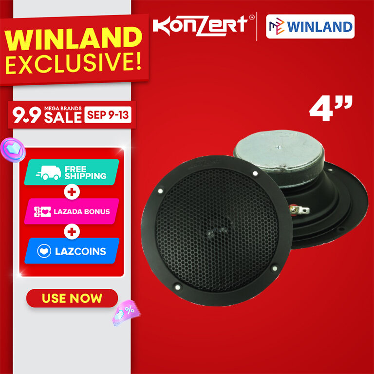 Winland 4" 120W Professional Mid-range Speaker (KG-4i)