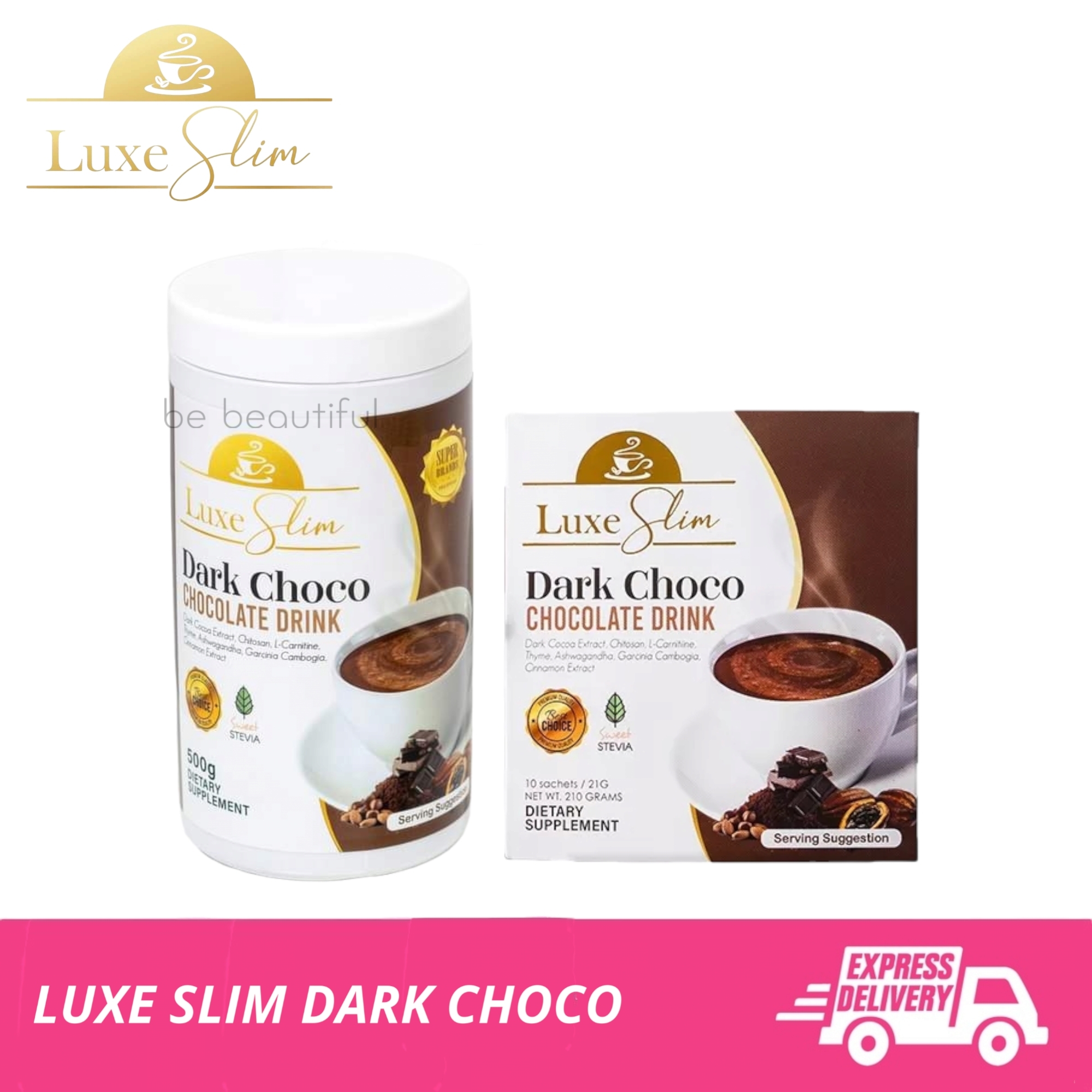 Luxe Slim Dark Choco Half kilo