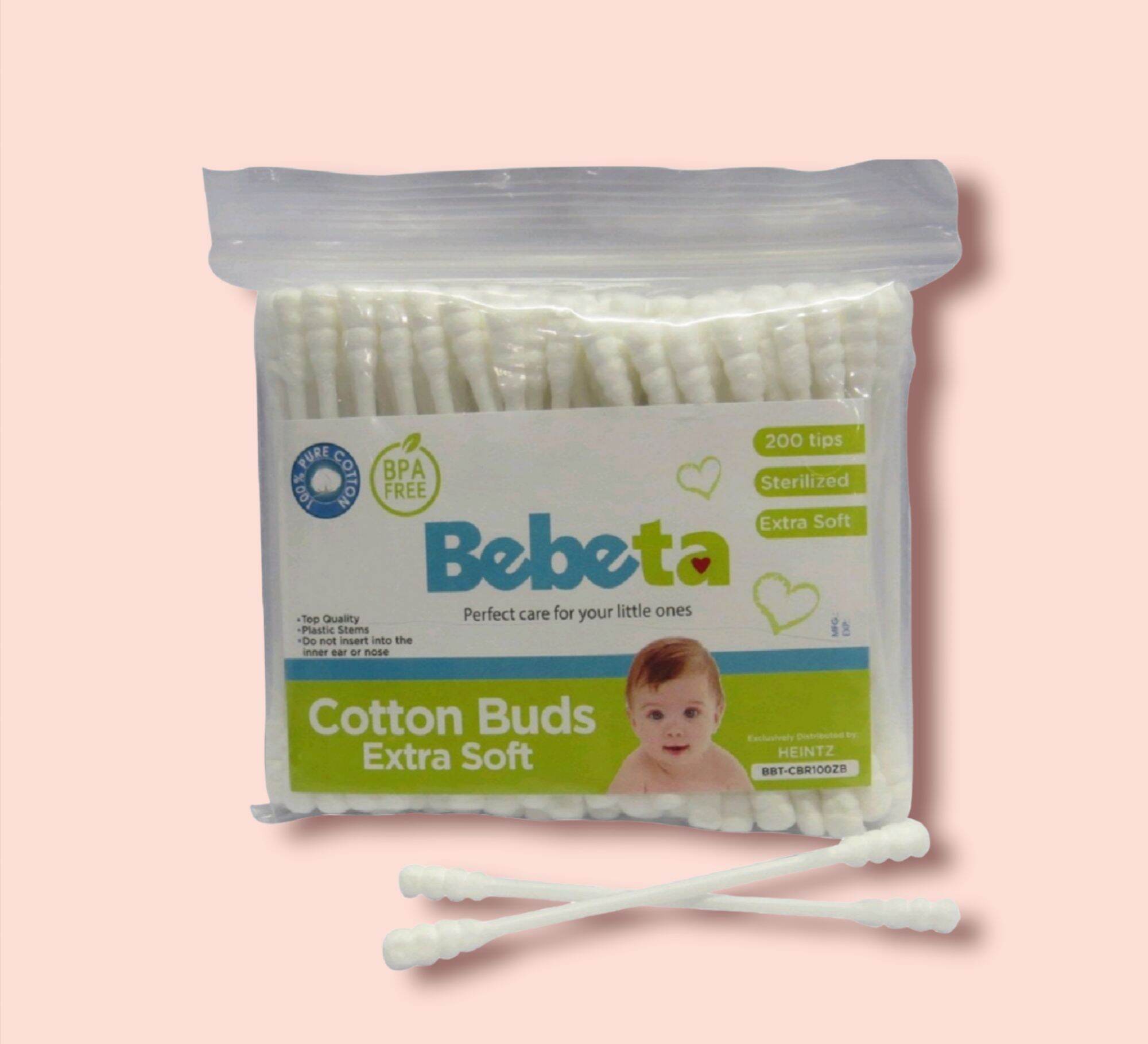 Bebeta Spiral cotton buds 200 tips Lazada PH