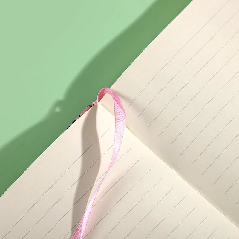 Sugar LINE Pastel A5 Hardbound Notebook with Garter / Hardcover. 
