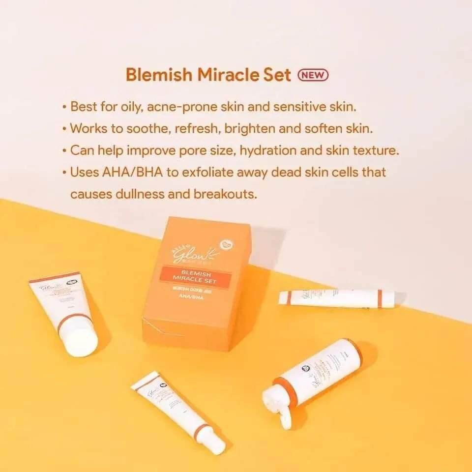 Hello Glow Blemish Miracle Set Lazada PH