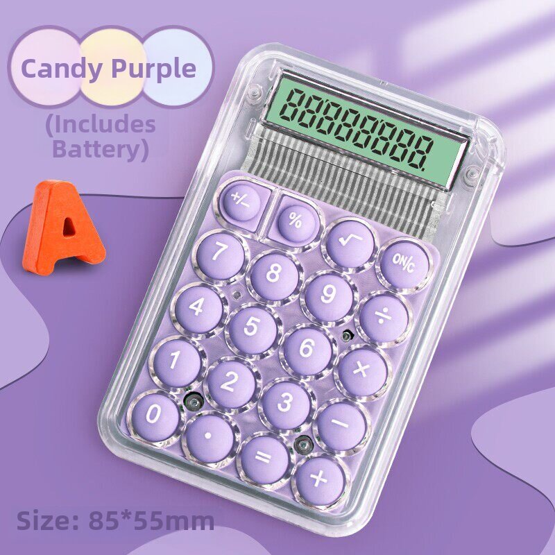 Cute Aesthetic Mechanical Key Calculator