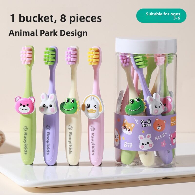 YIYANSENLIN | Soft Bristle Gums Protection Toothbrush and Toothpaste Set for Children 3-8 Years Old