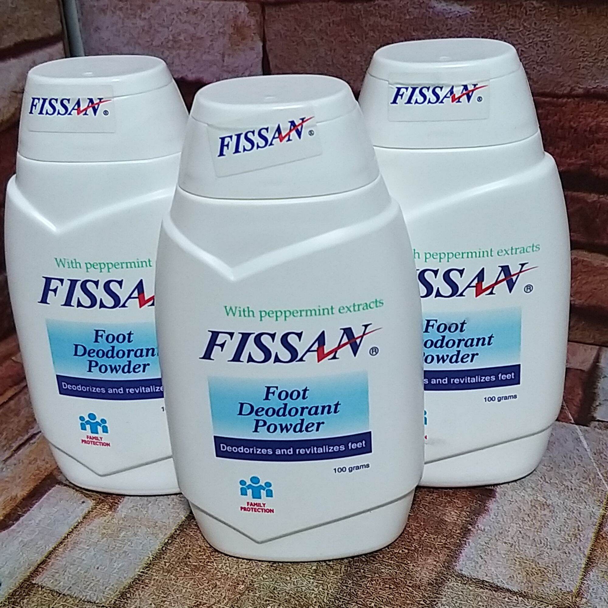 Fissan Foot Deodorant Powder with Peppermint Extracts 100 grams Lazada PH