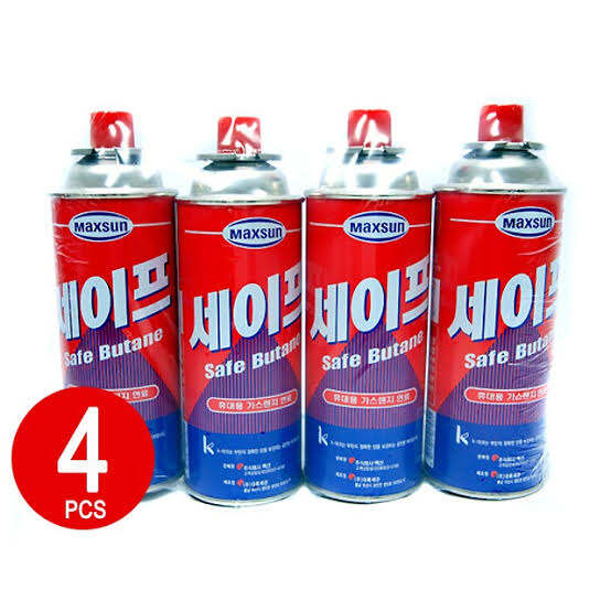 Butane Gas 4s (Korean Maxsun Safe Butane Gas 4cans) Lazada PH