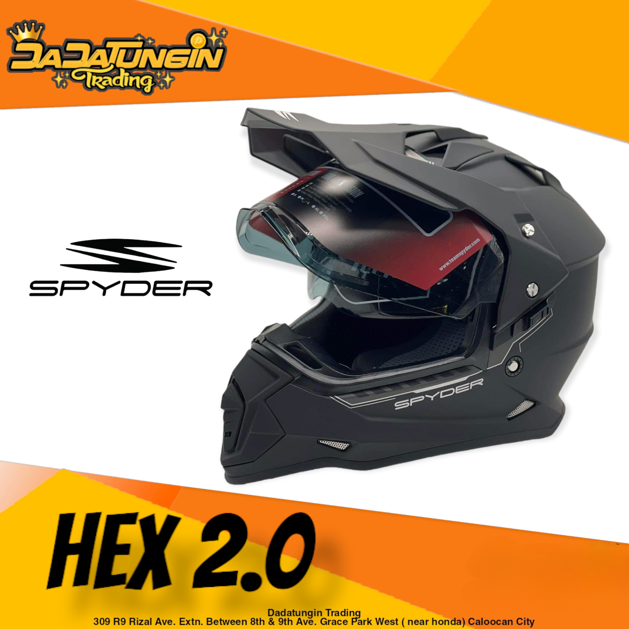 spyder dual sport helmet