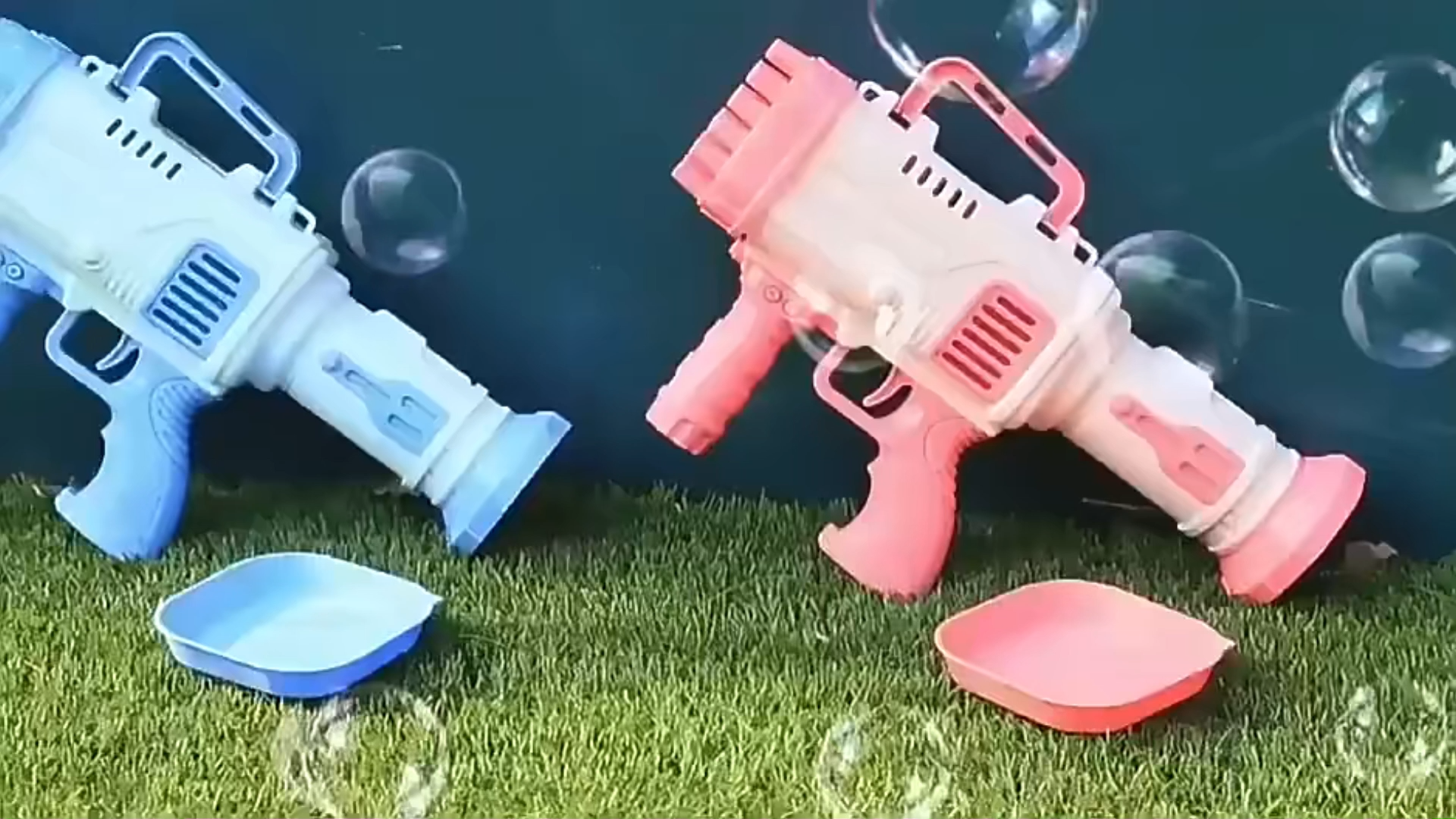 Bubble Blaster 8-Hole Automatic Electric Bubble Blower Machine Gun Toy for  Toddler Kids with 1 Solution – Suxus Shopee