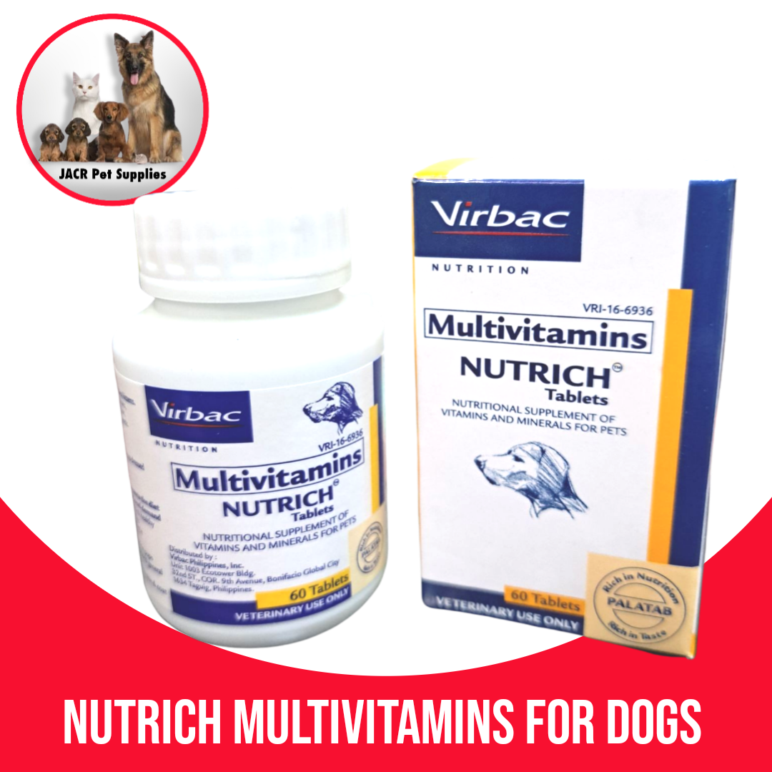 Nutrich Multivitamins for dogs 60tabs | Lazada PH