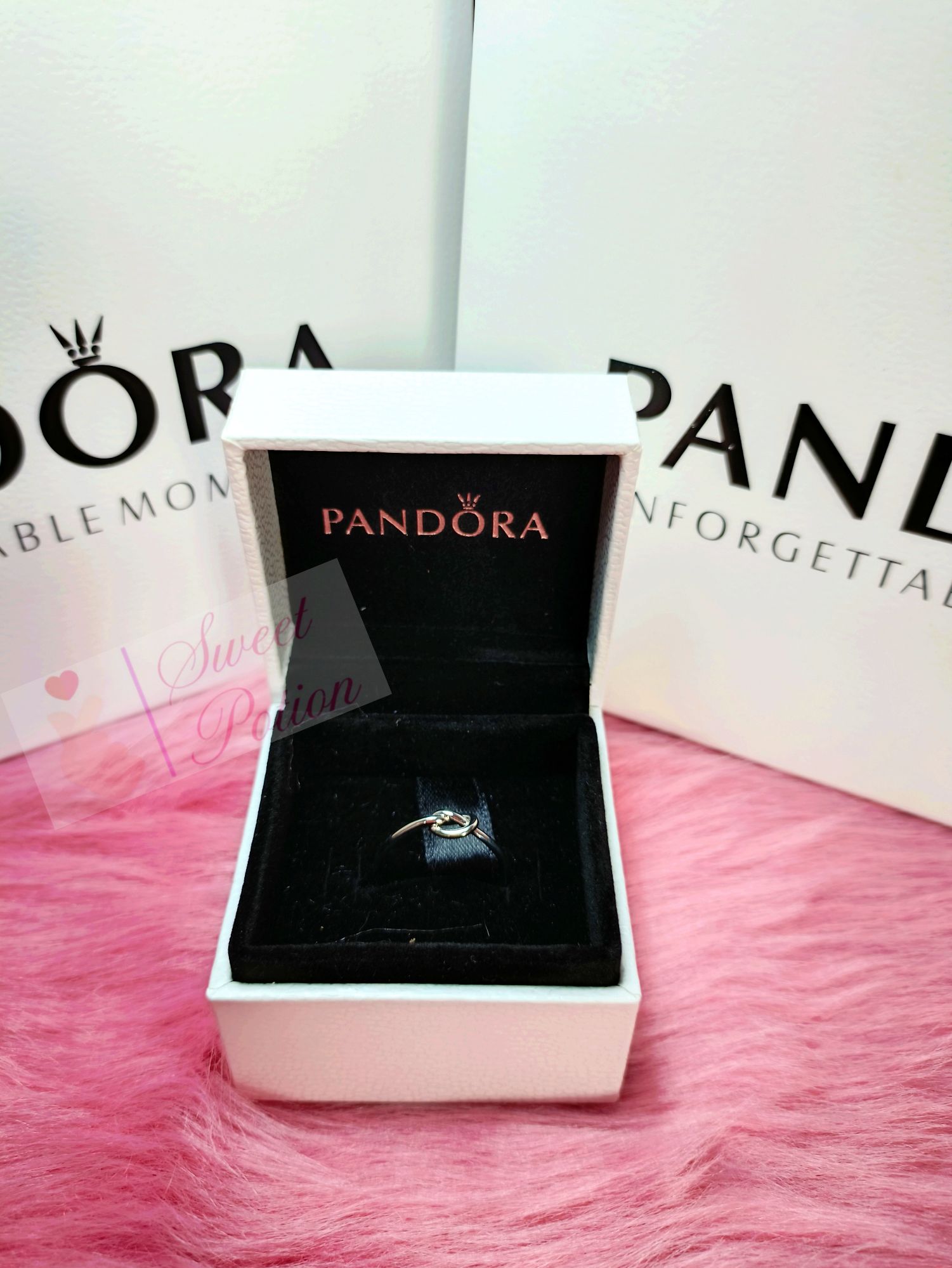 Pandora Knot Promise Ring - Anniversary/Engagement Gift for Women