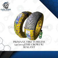 PRIMAAX TIRE TUBELESS 140/70×14(THE CROW) W/SEALANT
