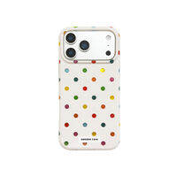 eyekey | Elegant Gold Polka Dot Anti-Shock Phone Case