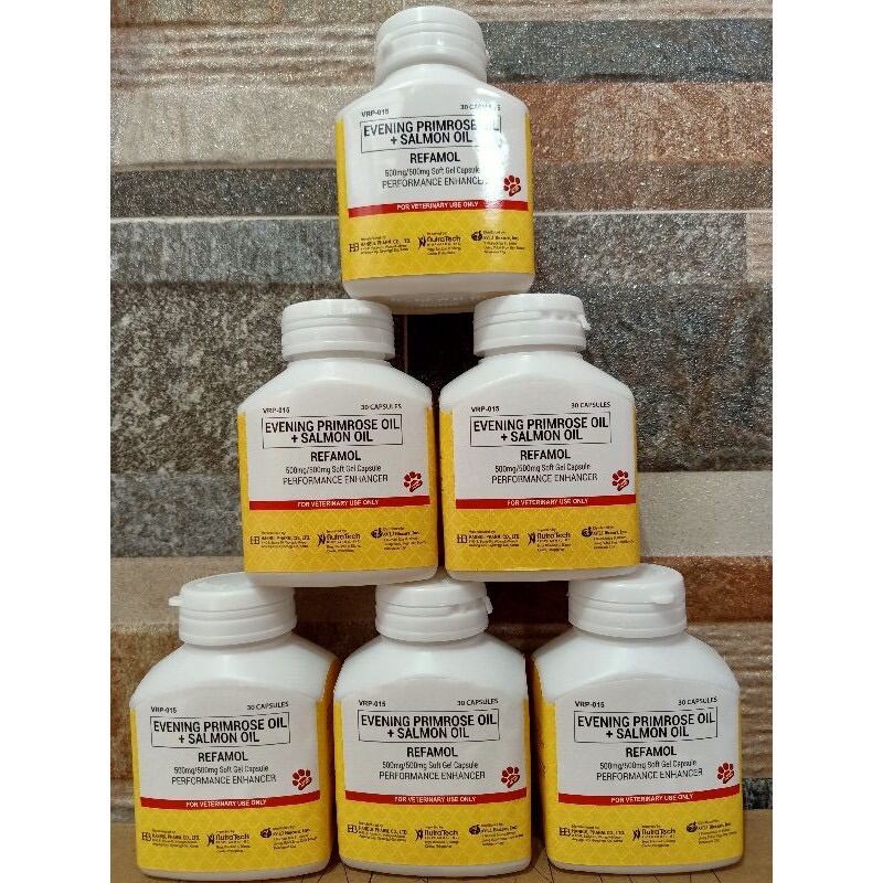 Refamol Evening Primrose Oil Performance Enhancer for dogs 30 capsules