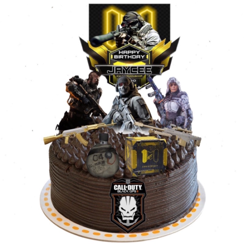 Call of Duty Cake – Beautiful Birthday Cakes