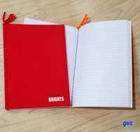 Sprint Brights Notebook with Yarn - 80 Leaves Plain Color Cover 6″x 8-1/2″
